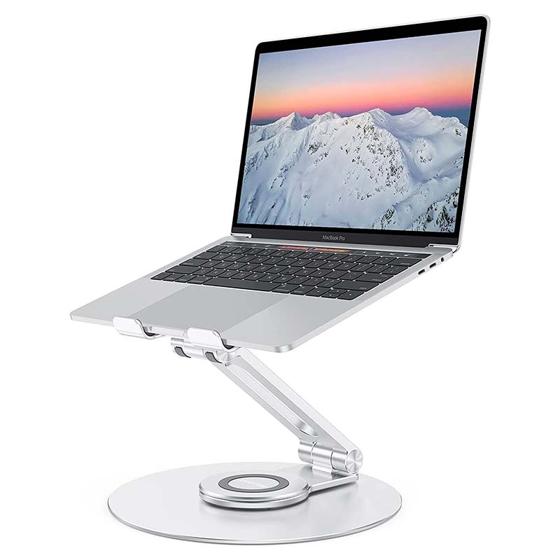 omoton-adjustable-laptop-stand-rotating-base